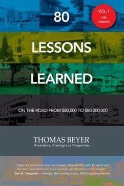 Cover 80 Lessons Learned - Volume I - Life Lessons (eBook, ePUB)