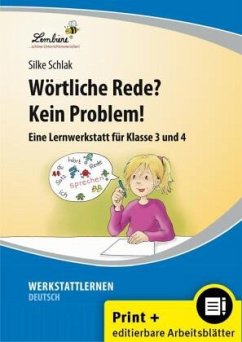 Wörtliche Rede? Kein Problem!, m. 1 CD-ROM - Schlak, Silke