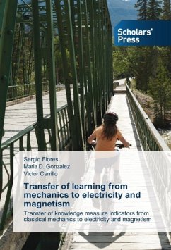 Transfer of learning from mechanics to electricity and magnetism - Flores, Sergio;Gonzalez, Maria D.;Carrillo, Victor