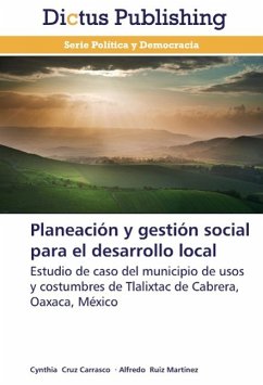 Planeación y gestión social para el desarrollo local - Cruz Carrasco, Cynthia;Ruiz Martinez, Alfredo