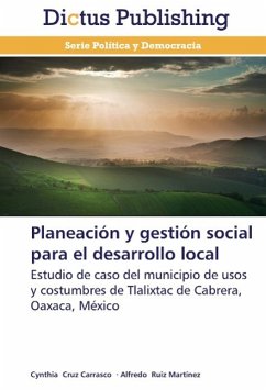 Planeación y gestión social para el desarrollo local