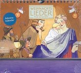 Kalender Weihnachtslieder für Kinder Adventskalender zum Aufstellen 21x14,8cm