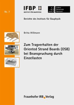 Zum Tragverhalten der Oriented Strand Boards (OSB) bei Beanspruchung durch Einzellasten. - Wißmann, Britta