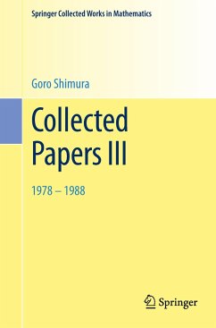 Collected Papers III - Shimura, Goro