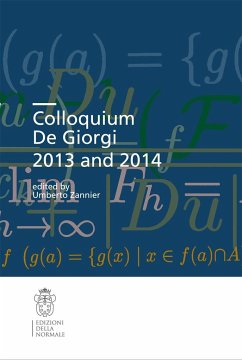 Colloquium de Giorgi 2013 and 2014