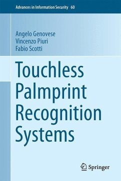 Touchless Palmprint Recognition Systems - Genovese, Angelo;Piuri, Vincenzo;Scotti, Fabio