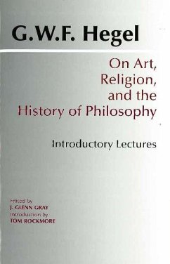 On Art, Religion, and the History of Philosophy - Hegel, G. W. F.