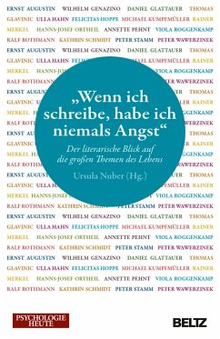 Cover »Wenn ich schreibe, habe ich niemals Angst« (Psychologie Heute) (eBook, ePUB)