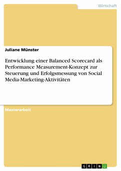 Entwicklung einer Balanced Scorecard als Performance Measurement-Konzept zur Steuerung und Erfolgsmessung von Social Media-Marketing-Aktivitäten (eBook, PDF) - Münster, Juliane