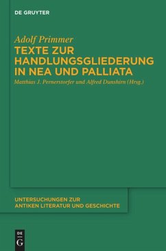 Texte zur Handlungsgliederung in Nea und Palliata - Primmer, Adolf