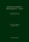 Öffentlichkeit - Monument - Text / Corpus inscriptionum Latinarum. Auctarium Series Nova Vol 4