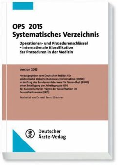 Cover OPS 2015 Systematisches Verzeichnis
