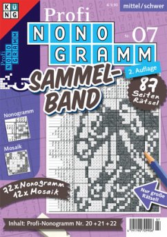 Profi-Nonogramm 3er-Band Nr. 7 - Conceptis Puzzles