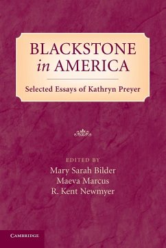 Blackstone in America - Bilder, Mary; Marcus, Maeva; Newmyer, R. Kent