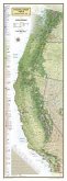 National Geographic Pacific Crest Trail Wall Map in Gift Box (18 X 48 In)