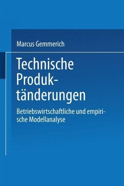 Technische Produktänderungen - Gemmerich, Marcus