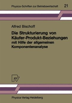 Cover Die Strukturierung von Käufer-Produkt-Beziehungen mit Hilfe der allgemeinen Komponentenanalyse