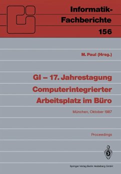 GI ¿ 17. Jahrestagung Computerintegrierter Arbeitsplatz im Büro