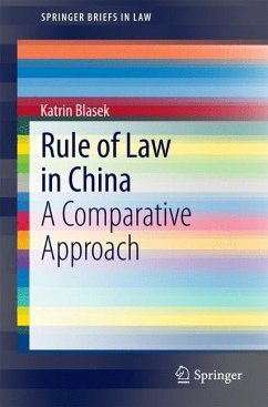 Rule of Law in China - Blasek, Katrin