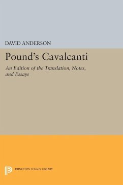 Pound's Cavalcanti (eBook, PDF) - Anderson, David