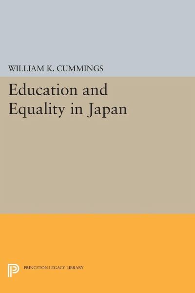 Education and Equality in Japan (eBook, PDF)