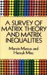 A Survey of Matrix Theory and Matrix... - Bild 1
