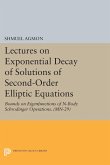 Lectures on Exponential Decay of Solutions of Second-Order Elliptic Equations (eBook, PDF)