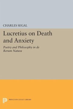 Cover Lucretius on Death and Anxiety (eBook, PDF)