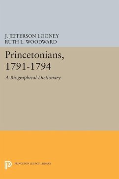 Cover Princetonians, 1791-1794 (eBook, PDF)