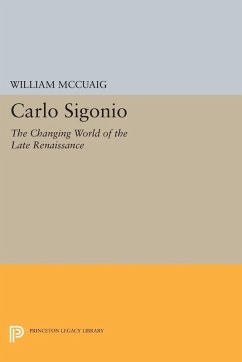 Carlo Sigonio (eBook, PDF) - Mccuaig, William