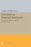 Literature as National Institution (eBook, PDF)