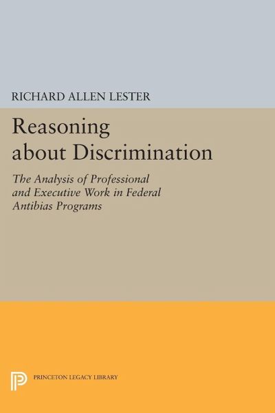 Reasoning about Discrimination (eBook, PDF) Reasoning about Discrimination (eBook, PDF)