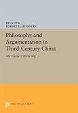 Philosophy and Argumentation in Third-Century China (eBook, PDF)