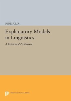 Explanatory Models in Linguistics (eBook, PDF) - Julia, Pere