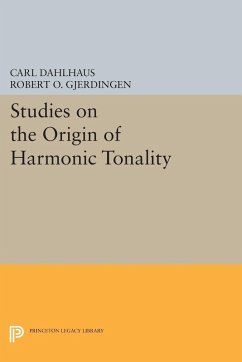 Cover Studies on the Origin of Harmonic Tonality (eBook, PDF)
