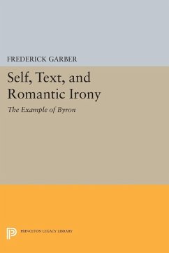 Cover Self, Text, and Romantic Irony (eBook, PDF)