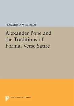 Cover Alexander Pope and the Traditions of Formal Verse Satire (eBook, PDF)