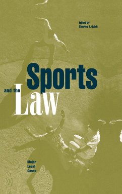 Cover Sports and the Law (eBook, PDF)