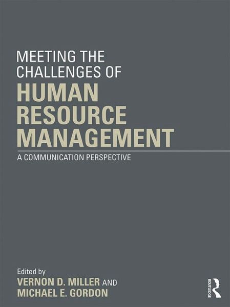 Meeting the Challenge of Human Resource Management (eBook, ePUB)