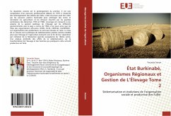 État Burkinabè, Organismes Régionaux et Gestion de L¿Élevage Tome 2 - Sanon, Yacouba