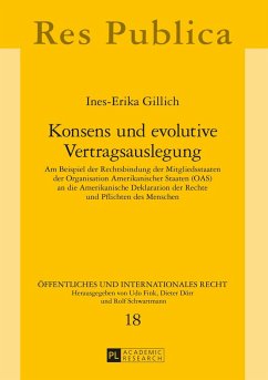 Konsens und evolutive Vertragsauslegung - Gillich, Ines