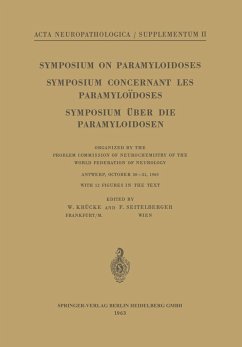 Symposium on Paramyloidoses / Symposium Concernant les Paramyloïdoses / Symposium über die Paramyloidosen