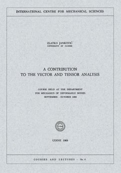 A Contribution to the Vector and Tensor Analysis - Jankocic, Zlatko