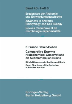 Comparative Enzyme Histochemical Observations on Submammalian Brains - Baker-Cohen, K. F.