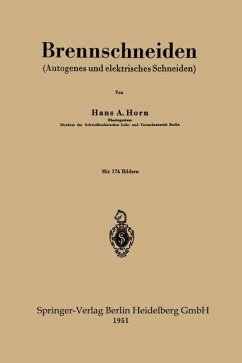 Brennschneiden - Horn, Hans A.