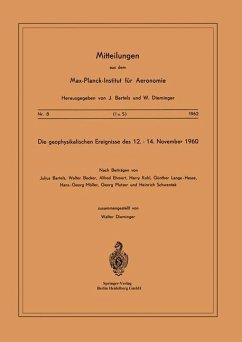 Die Geophysikalischen Ereignisse des 12. bis 14. November 1960