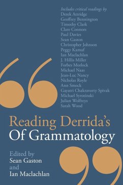 Cover Reading Derrida's Of Grammatology (eBook, ePUB)
