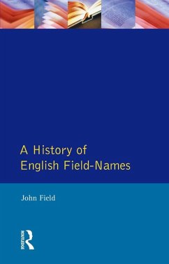 Cover A History of English Field Names (eBook, ePUB)