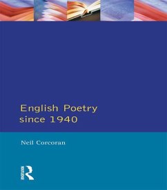 English Poetry Since 1940 (eBook, ePUB) - Corcoran, Neil