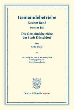 Cover Die Gemeindebetriebe der Stadt Düsseldorf.